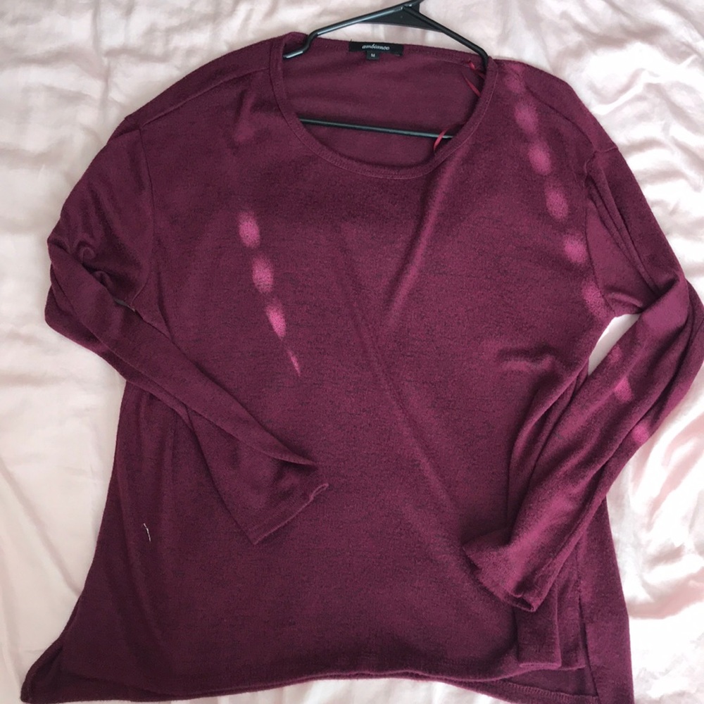 Soft burgundy sweater